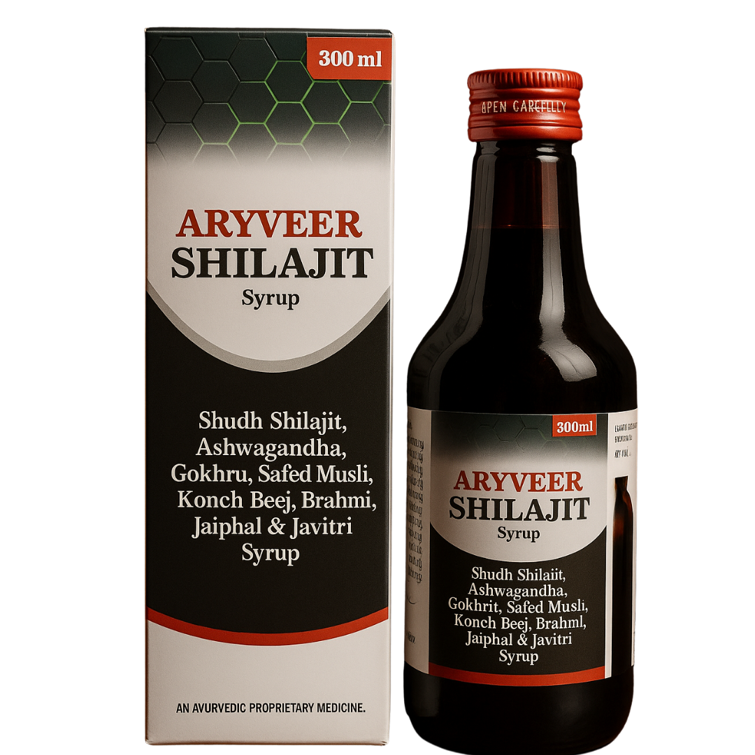 Aryaveer Shilajit Syrup – Natural Energy Booster for Men