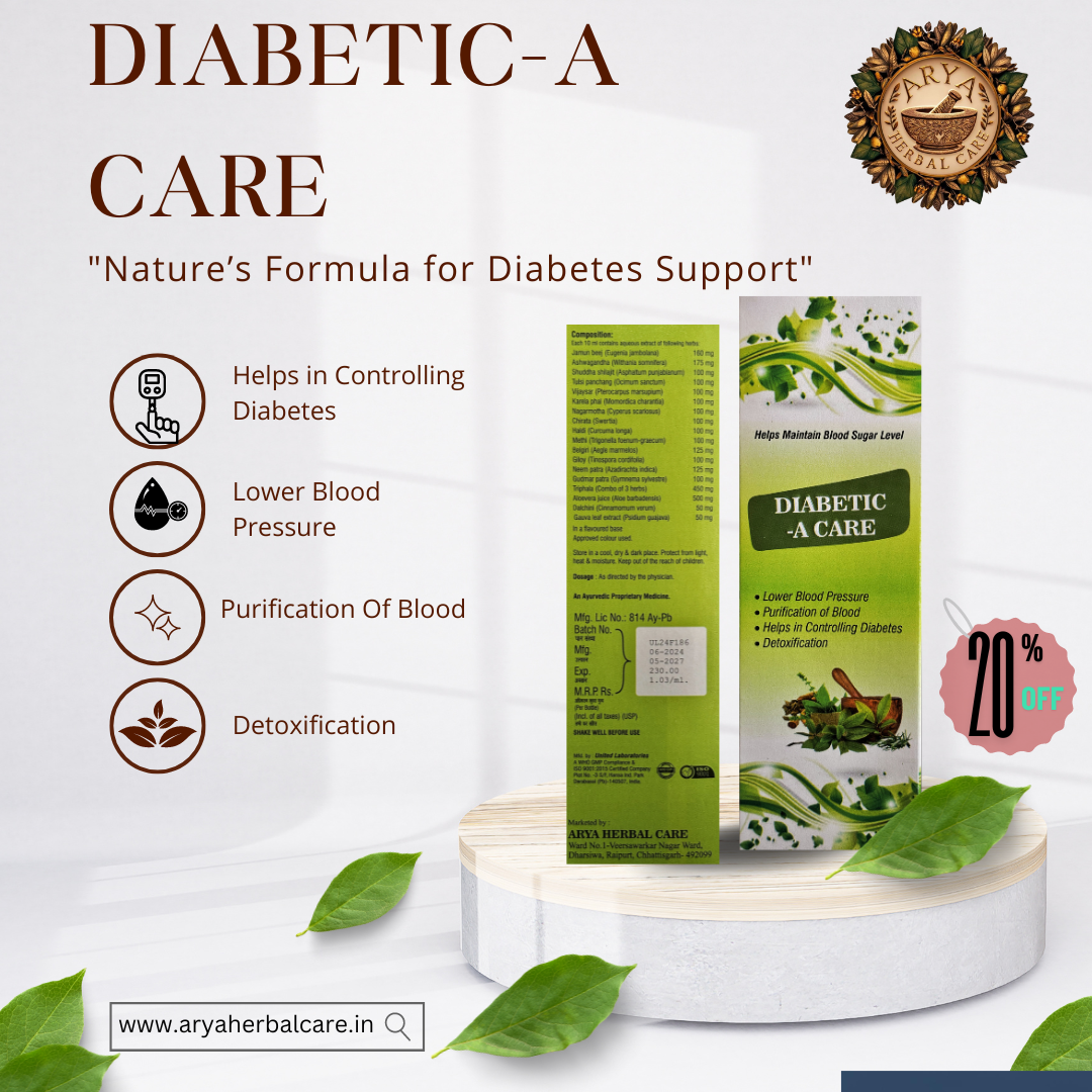 Diabetic-A-Care – Natural Blood Sugar Control